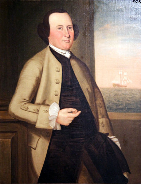 Portrait of Ashbel Riley of Wethersfield (c1762-4) by William Johnston at Connecticut Historical Society. Hartford, CT.