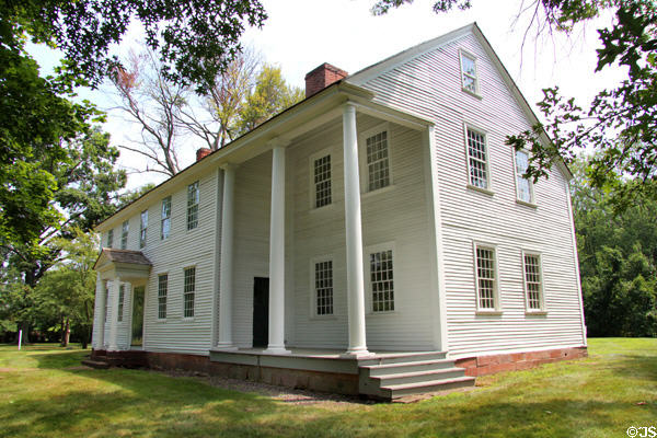 Oliver Ellsworth Homestead (1780) & Museum (778 Palisado Ave.) run by Connecticut Daughters of the American Revolution. Windsor, CT.