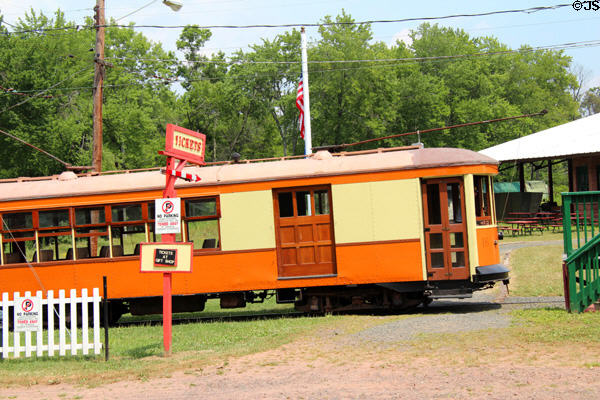 Springfield (Vt.) Electric Ry. #16 (1926) by Wason Manuf. Co. at Connecticut Trolley Museum. East Windsor, CT.
