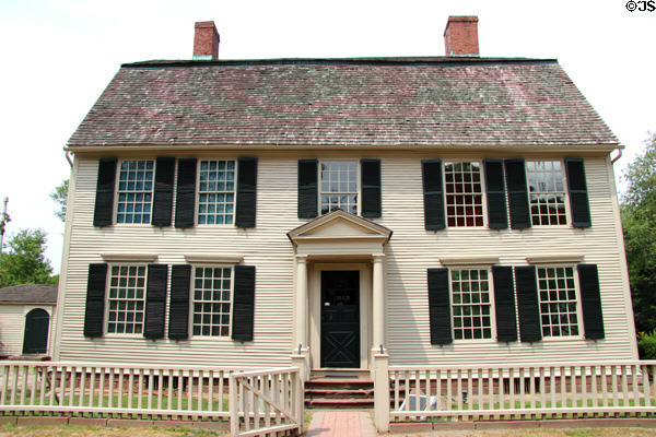Joseph Webb House (1752) of Webb Deane Stevens Museum. Wethersfield, CT.