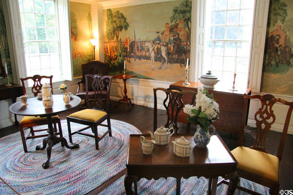 Second parlor at Joseph Webb House. Wethersfield, CT.