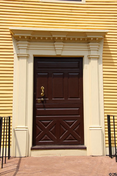 Front door of Silas Deane House. Wethersfield, CT.
