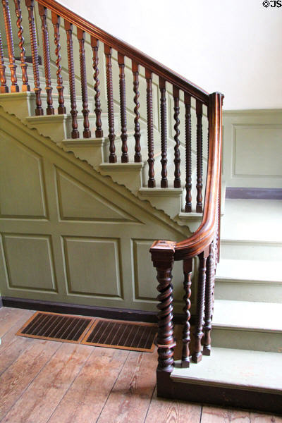 Staircase at Silas Deane House. Wethersfield, CT.