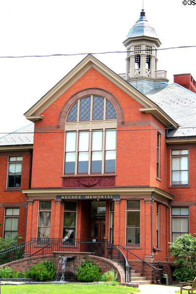 Wethersfield Museum Keeney Memorial building (1893) (200 Main St.). Wethersfield, CT.