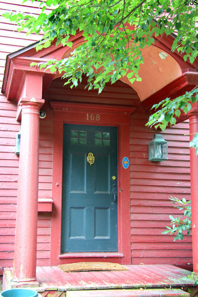 Front door of Allyn Smith House (1790). Wethersfield, CT.