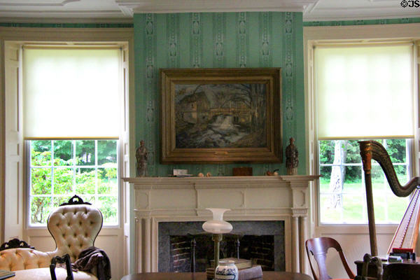 Parlor at Florence Griswold Museum. Old Lyme, CT.