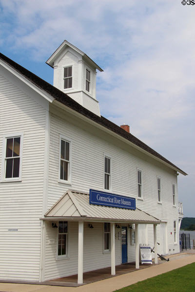 William Parmelee Warehouse (1878) now Connecticut River Museum. Essex, CT.
