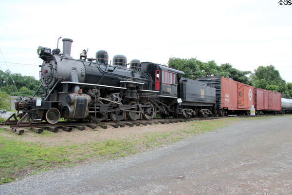 Steam locomotive 97 (1923) by ALCO/Cooke at Essex Steam Train. Essex, CT.