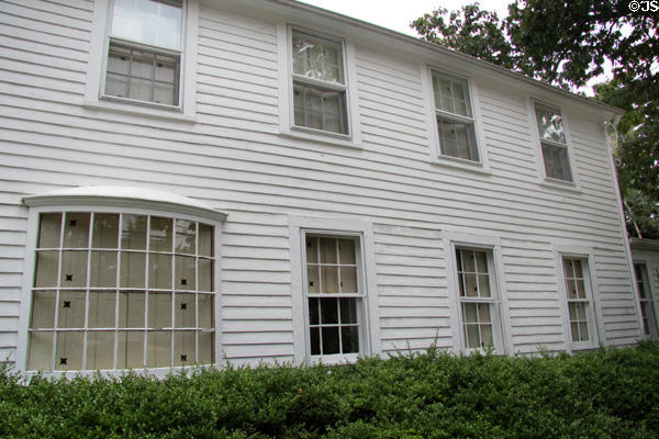Isaac Tucker House (1766) (249 Beach Road) survived British burning of Fairfield. Fairfield, CT.