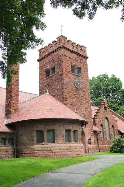 First Congregational Church (United Church of Christ) (1891) (148 Beach Road). Fairfield, CT.