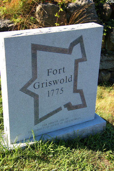 Monument mapping Fort Griswold. Groton, CT.