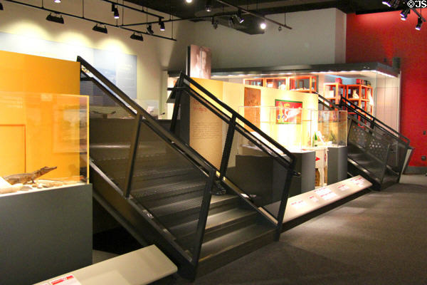 History gallery design at Mattatuck Museum. Waterbury, CT.