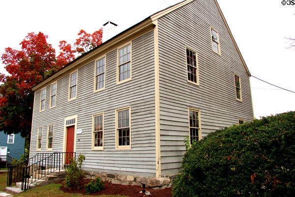 Rider House (c1785) at Danbury Museum & Historical Society. Danbury, CT. On National Register.