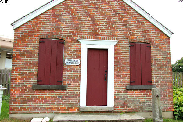 Little Red Schoolhouse at Danbury Museum & Historical Society. Danbury, CT.