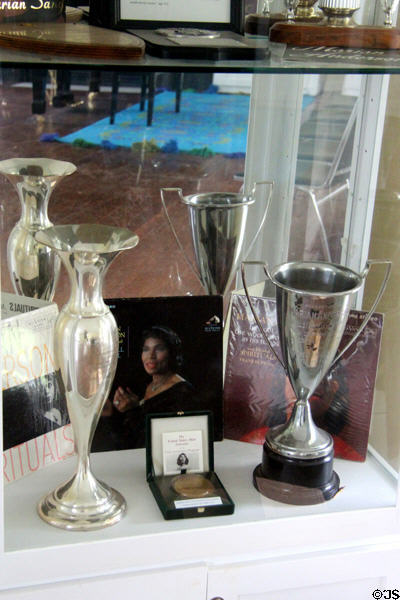 Marian Anderson awards at Danbury Museum & Historical Society. Danbury, CT.