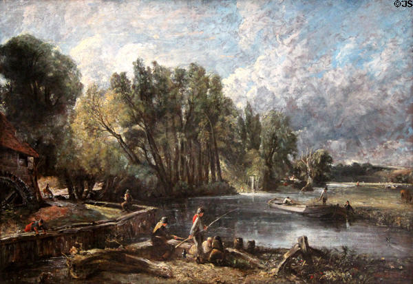 Stratford Mill painting (1819-20) by John Constable at Yale Center for British Art. New Haven, CT.