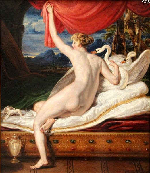 Venus Rising from her Couch painting (1828) by James Ward at Yale Center for British Art. New Haven, CT.