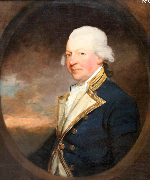 Captain John MacBride portrait (1788) by Gilbert Stuart at Yale Center for British Art. New Haven, CT.