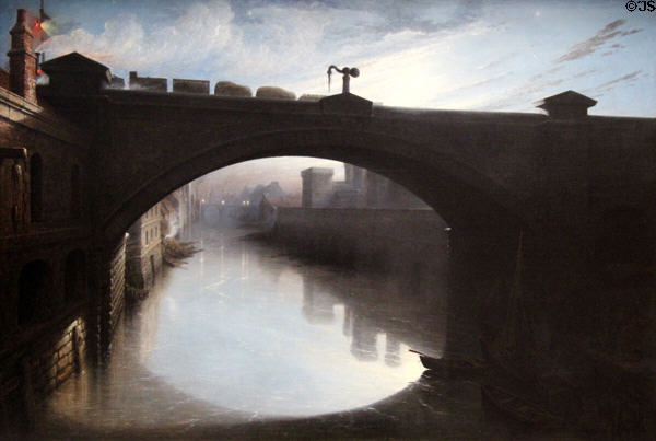 Railway Bridge over River Cart, Paisley painting (1857) by Waller Hugh Paton at Yale Center for British Art. New Haven, CT.