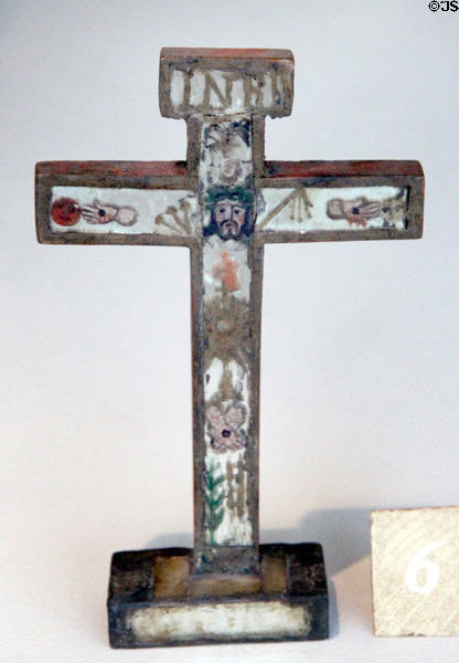 Mexican folk cross (c18th-19thC) at Knights of Columbus Museum. New Haven, CT.