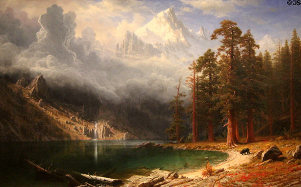 Mount Corcoran painting (c1876-7) by Albert Bierstadt at Corcoran Gallery of Art. Washington, DC.