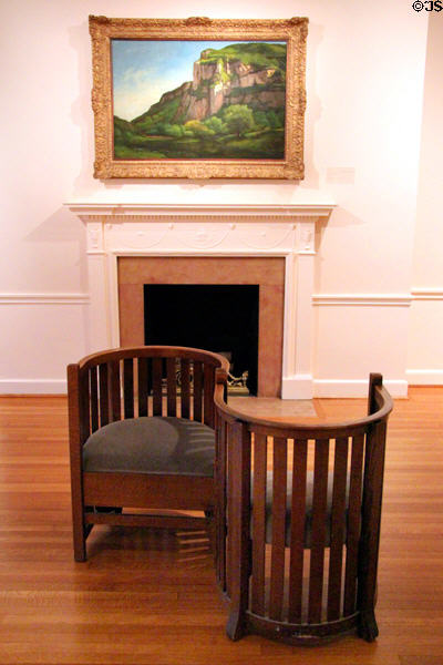 Visitor seating at The Phillips Collection. Washington, DC.