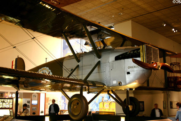 Douglas DT2 Navy Torpedo bomber used in first round the world flight (1924 over 175 days) in Air & Space Museum. Washington, DC.