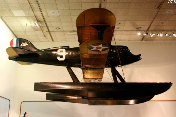 Curtiss R3C-2 flown by James H. Doolittle to set a world speed record of 374km/h in 1925 in Air & Space Museum. Washington, DC.