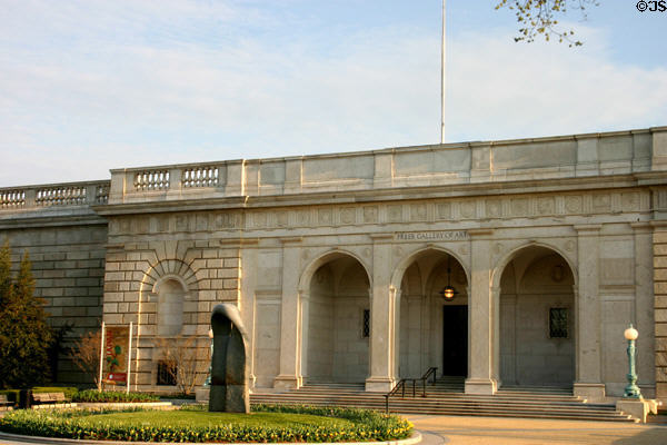 Freer Gallery Of Art (1923) building. Washington, DC. Architect: Charles A. Platt. On National Register.