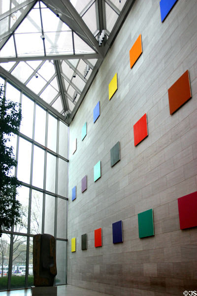 Color Panels (1978) by Ellsworth Kelly in National Gallery of Art (east building). Washington, DC.