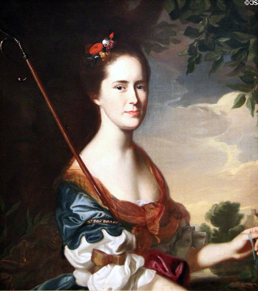 Mrs. Samuel Alleyne Otis (Elizabeth Gray) portrait (c1764) by John Singleton Copley at National Gallery of Art. Washington, DC.