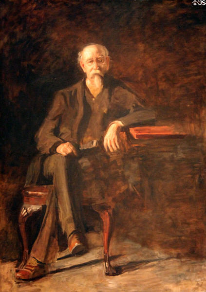 Dr. William Thomson portrait (1906) by Thomas Eakins at National Gallery of Art. Washington, DC.