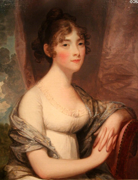 Ann Barry portrait (1803-4) by Gilbert Stuart at National Gallery of Art. Washington, DC.