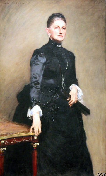 Mrs. Adrian Iselin portrait (1888) by John Singer Sargent at National Gallery of Art. Washington, DC.