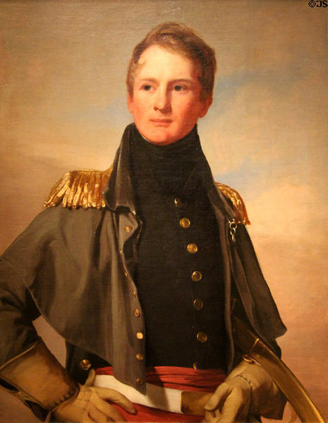 Major Thomas Biddle portrait (1832) by Thomas Wilcocks Sully & Thomas Sully at National Gallery of Art. Washington, DC.