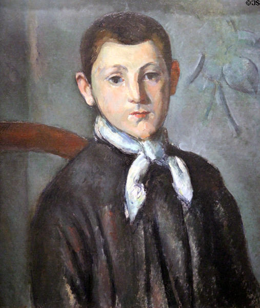 Louis Guillaume portrait (c1882) by Paul Cézanne at National Gallery of Art. Washington, DC.