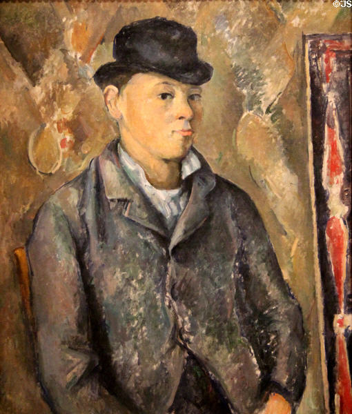 Portrait of artist's son, Paul (1885-90) by Paul Cézanne at National Gallery of Art. Washington, DC.