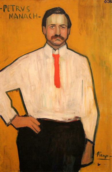 Pedro Mañach portrait (1901) by Pablo Picasso at National Gallery of Art. Washington, DC.