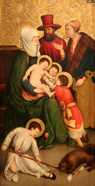 Saint Mary Cleophas & Her Family painting (c1520-8) by Bernhard Strigel at National Gallery of Art. Washington, DC.