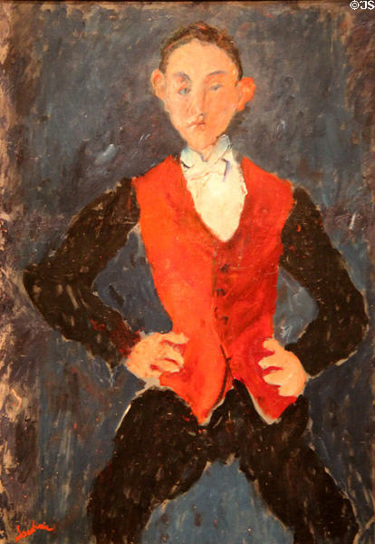 Portrait of a Boy (1928) by Chaim Soutine at National Gallery of Art. Washington, DC.