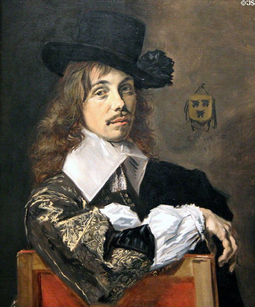 Willem Coymans portrait (1645) by Frans Hals at National Gallery of Art. Washington, DC.