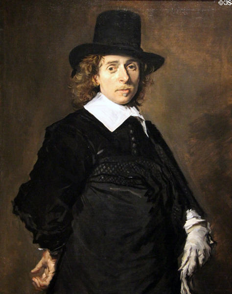 Adriaen van Ostade portrait (1645-8) by Frans Hals at National Gallery of Art. Washington, DC.