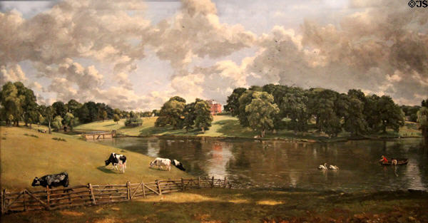 Wivenhoe Park, Essex painting (1816) by John Constable at National Gallery of Art. Washington, DC.