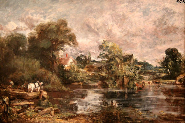 The White Horse painting (1818-9) by John Constable at National Gallery of Art. Washington, DC.