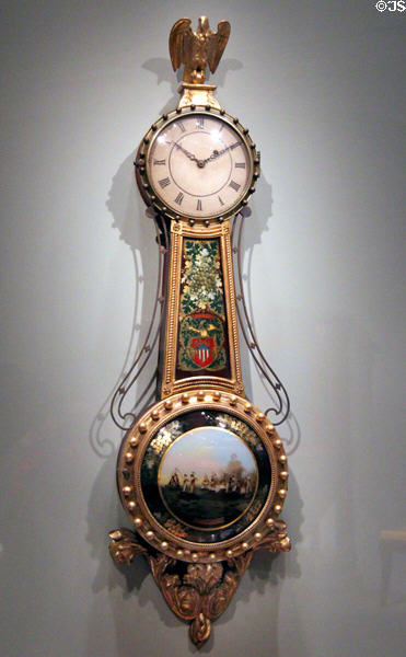 Girandole clock (1813-20) from Boston at National Gallery of Art. Washington, DC.