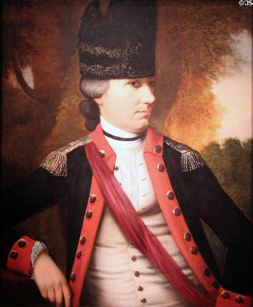 Charles Cotesworth Pinkney, revolutionary framer of U.S Constitution painting (c1773) by Henry Benbridge at National Portrait Gallery. Washington, DC.