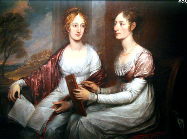 Misses Mary & Hannah Murray painting (1806) by John Trumbull at Smithsonian American Art Museum. Washington, DC.