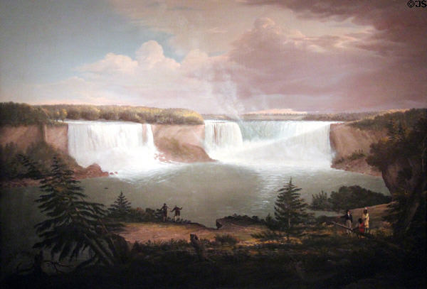 General View of the Falls of Niagara painting (1820) by Alvan Fisher at Smithsonian American Art Museum. Washington, DC.