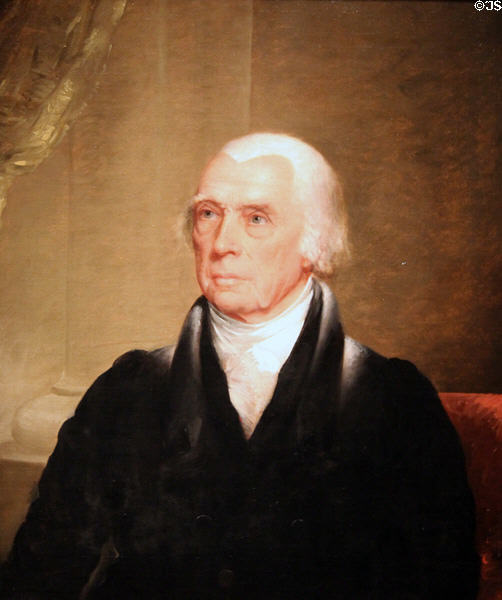 James Madison portrait (1829-30) by Chester Harding at National Portrait Gallery. Washington, DC.