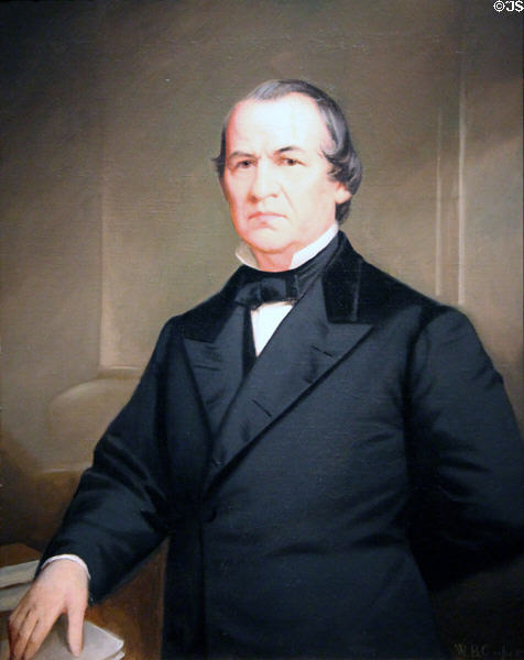 Andrew Johnson portrait (after 1866) by Washington B. Cooper at National Portrait Gallery. Washington, DC.